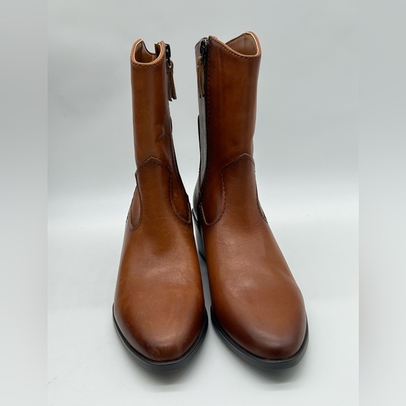 Naturalizer Gaby Leather Ankle Boots Brown Ciderspice Size 5M NIB - Picture 5 of 12